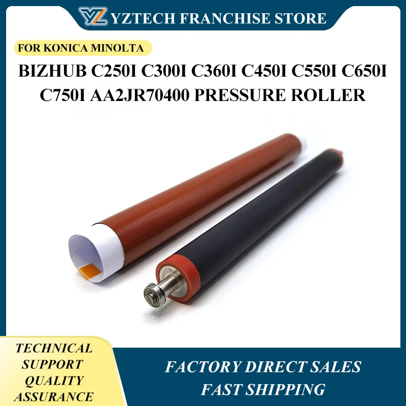 

Fuser Film Sleeve AA2JR70300 For Konica Minolta Bizhub C250i C300i C360i C450i C550i C650i C750i AA2JR70400 Pressure Roller