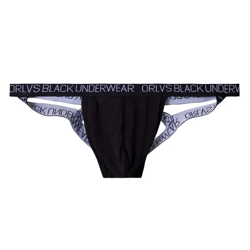 

ORLVS Мужское нижнее белье с заниженной талией, однотонные Модальные удобные дышащие стринги OR6104