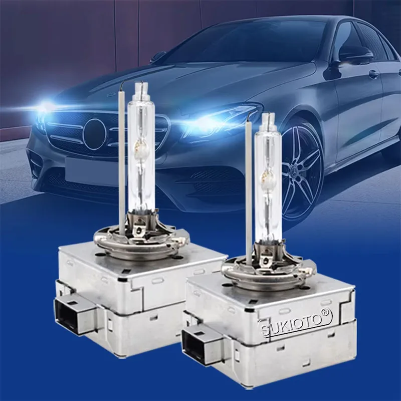 

2 шт. SUKIOTO CLASSIC XENSUKIT оригинальные 4300K 6000K 8000K D1S D3S цельнометаллические базовые фары автомобиля ксеноновая HID лампа для Audi BMW