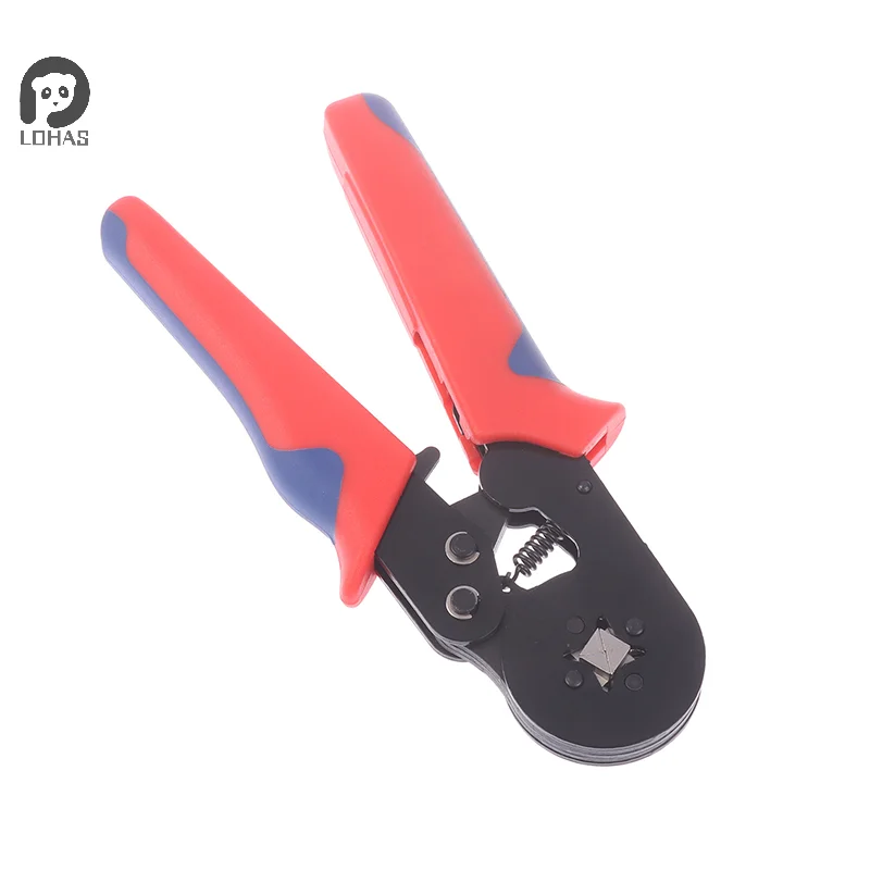 1PC End-Sleeves Ferrule Crimping Tools HSC8 6-4A Self-Adjustable AWG23-7/0.25-6mm2 Square Ratcheting Wire Crimping Plier