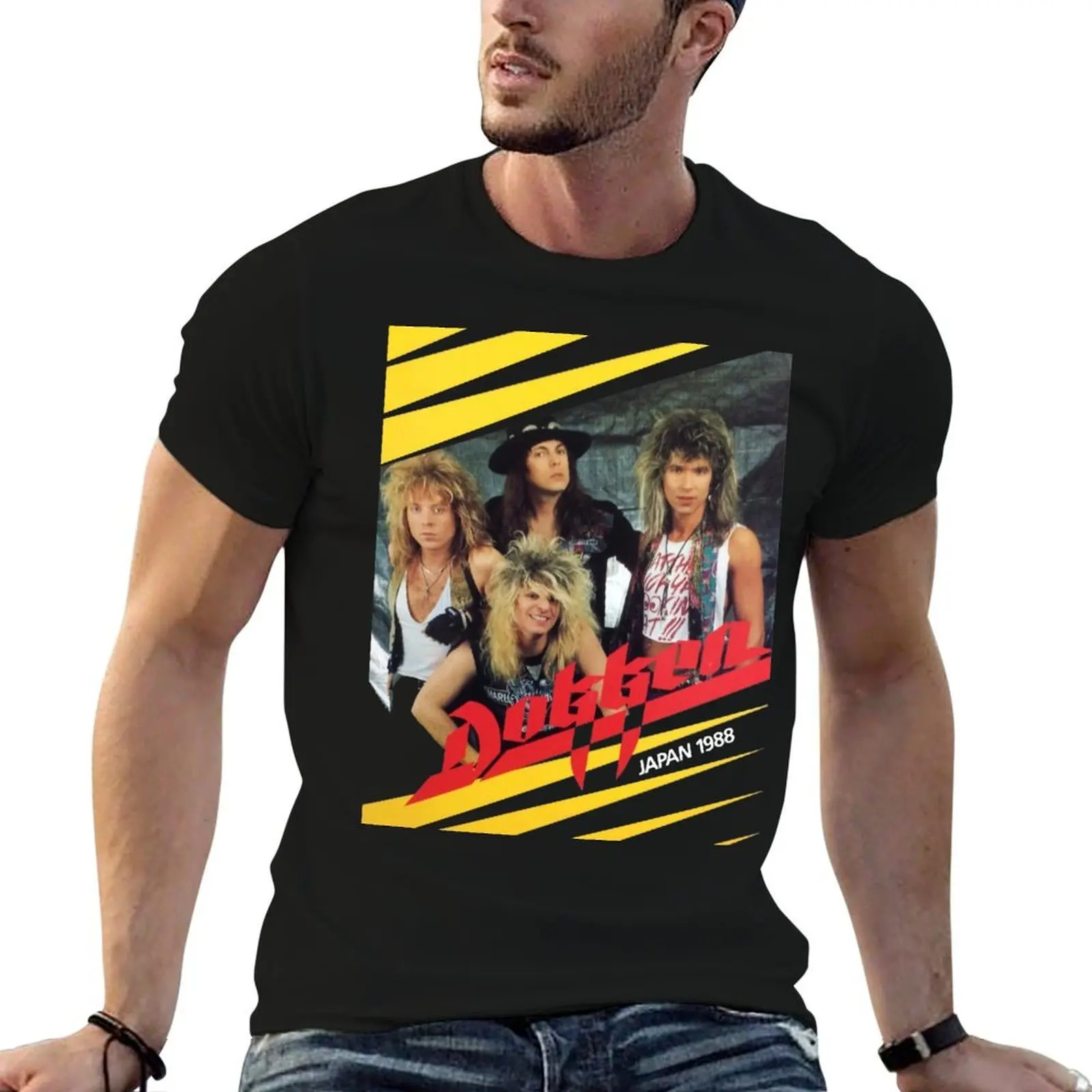 

Zengkibar06 DOKKEN Unleashed In The East Tour 2016 T-Shirt man t shirt summer cotton t shirt man men t shirt cotton 100% T-Shirt