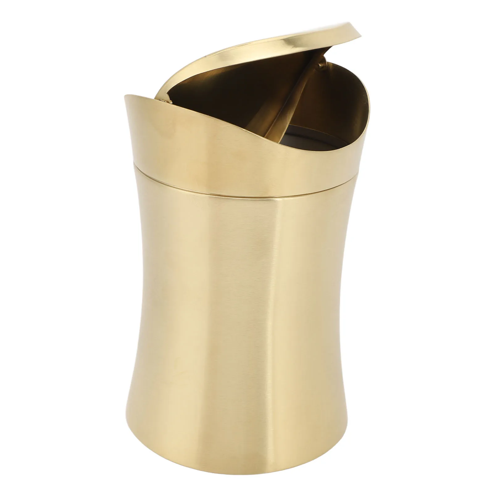 Countertop Trash Can Versatile Compact Easy To Use Odor Isolation Smooth Surfaces Small Garbage Can Anti Rust with Lid for Home