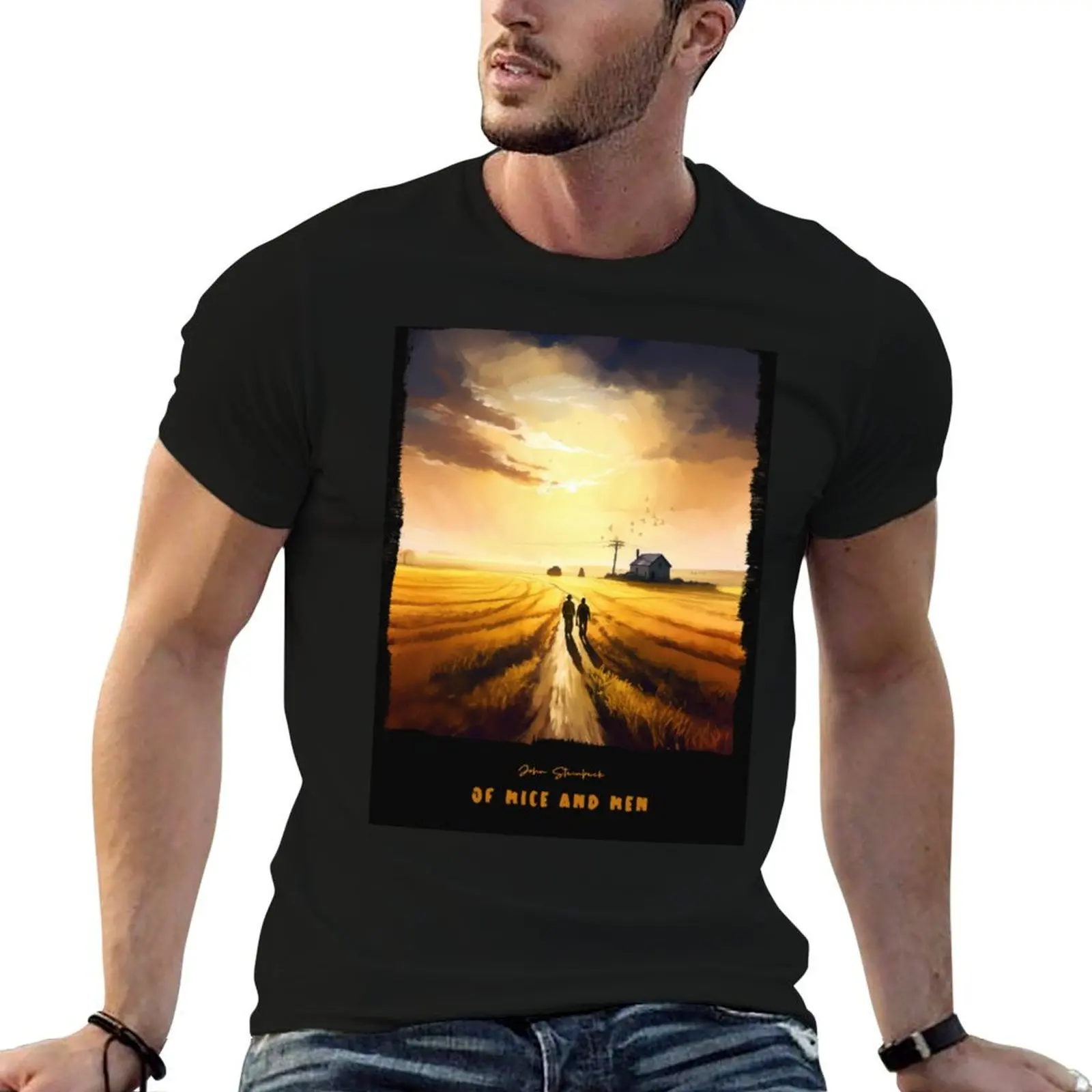 

retro vintage Of Mice and Men T-Shirt t shirts for man cotton soft man graphic t shirt man tshirt T-shirt