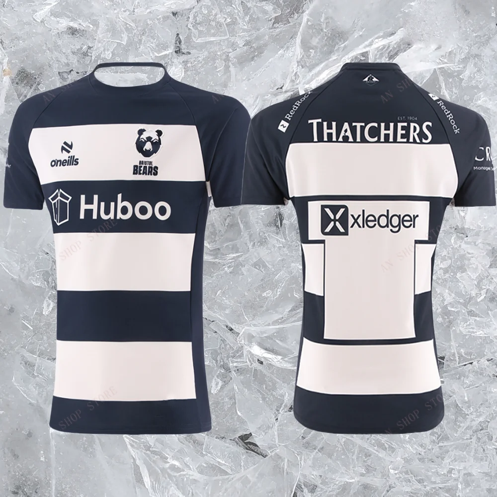 

2025 Bristol, England Men's Rugby Training Jerseys Sports Jerseys Essential Jerseys for Fans Bear 3D Printed Breathable