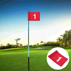 Golf Green Flag Flagsticks Numbered Nylon Driving Range Outdoor Products Putting Banner Pennant Golfing Supplies Training