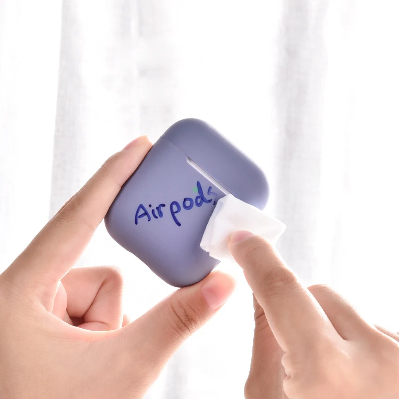 Beschermhoes Voor Apple Airpods 2nd Generatie Siliconen Cover Case Voor Airpods 1st Airpods 2nd Oortelefoon Gevallen Voor Air Pods 1 2