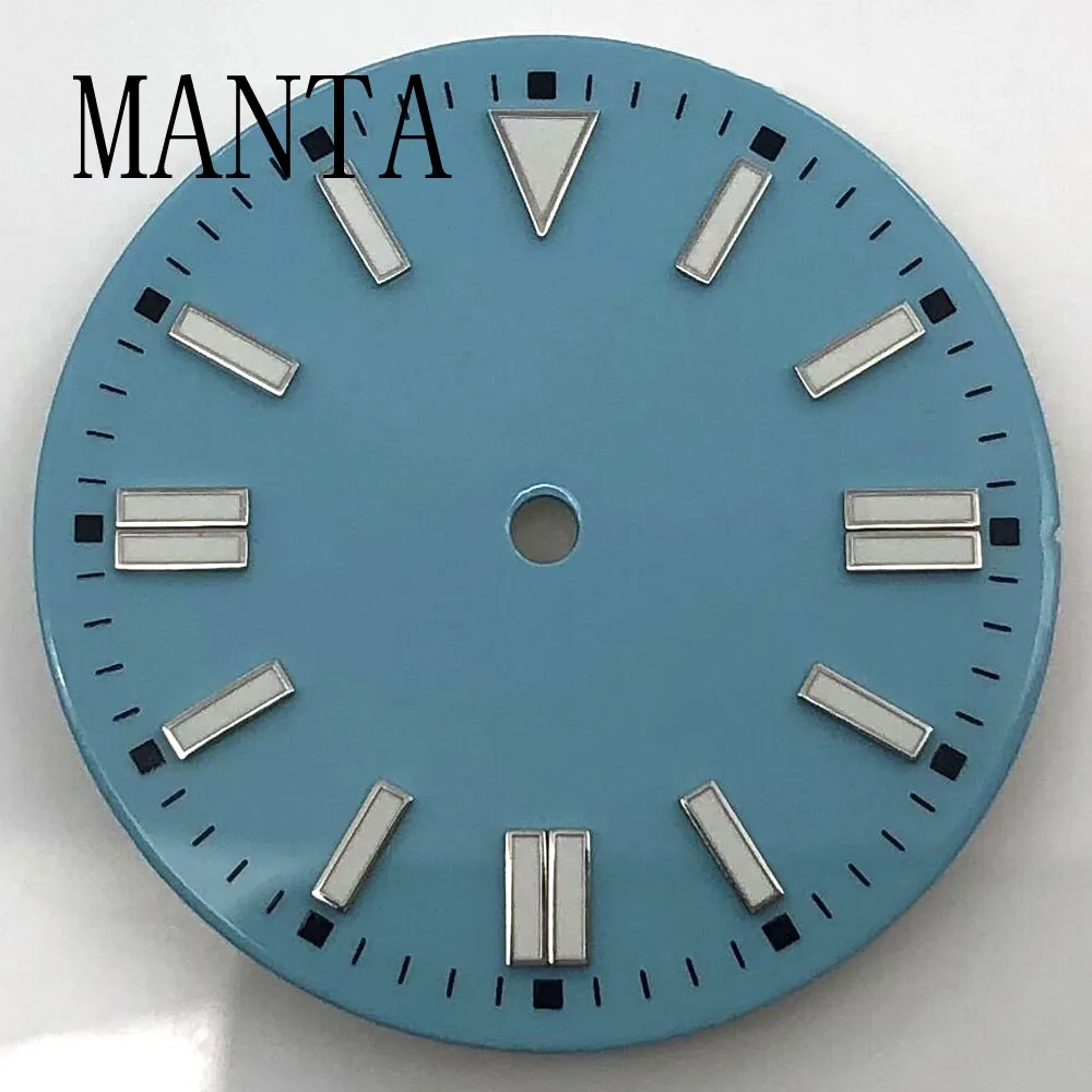 مانتا 28.5 مللي متر/31 مللي متر الطلب مضيئة صالح NH35/NH36 ETA2836/2824 Miyota8205/8215 Mingzhu2813/3804 حركة أسود أزرق أخضر أصفر أحمر