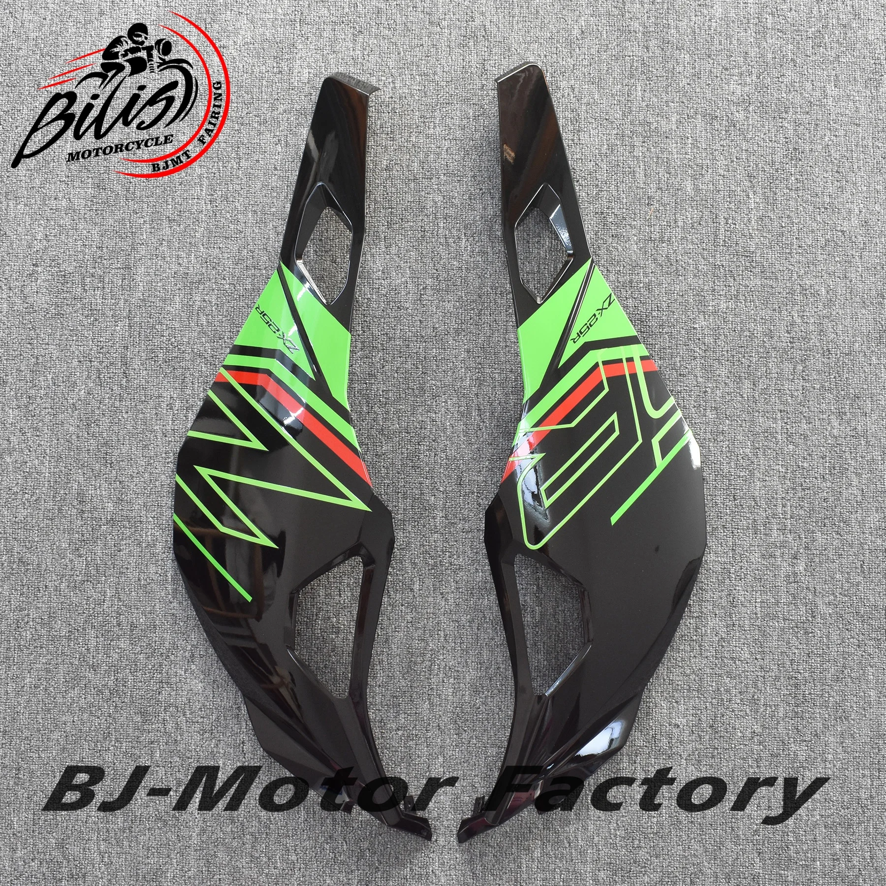 القلنسة الأخضر الأحمر الأسود خطوط الأزهار دراجة نارية لكاواساكي ZX4R 2019-2023 ZX 4R ZX4RR ZX25R ZX 25R الهدايا المجمعة الكاملة هيكل السيارة