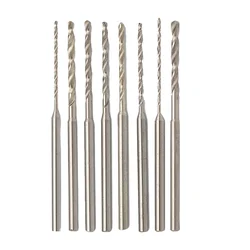 1Pc 2.35mm Shank Straight Handle Drill Bit Woodworking Hss Drill Bit 0.8-2.0mm For Jewelry Wood Plastic Rubber Model Workshop