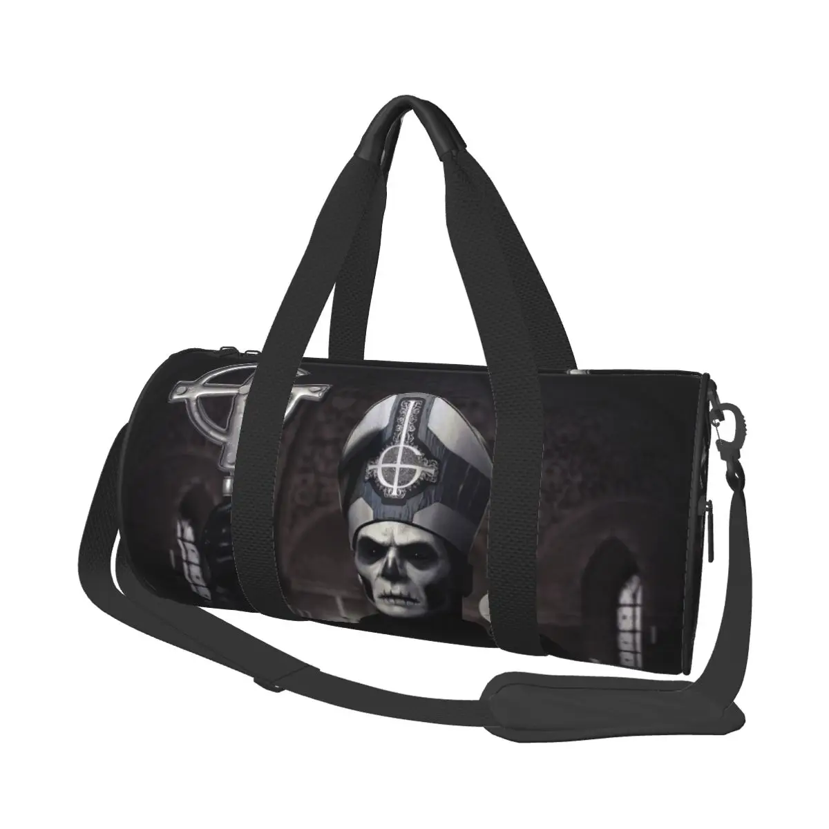 Rock Band Ghost BC Large Duffle Gym Bag Multi-Functional Duffle Travel Bags Handbags Fitness bag