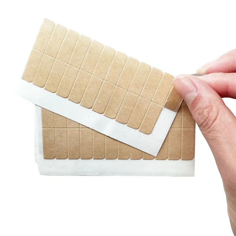 

WIND FLYING Khaki Double Sided Wig Tape Hair Tape For Toupee Adhesive Tape For Lace Front Ultra-Hold Wig Glue Mini Tabs Tape Dur
