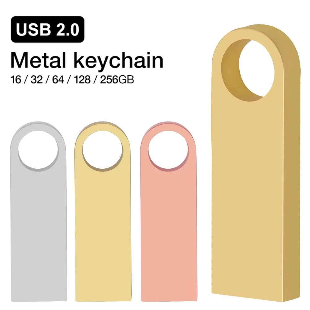 Mini Metalen Usb Flash Drive 16Gb 32Gb Personalise Pen Drive 64Gb 128G Usb Memory Stick U Disk Cadeau Custom Logo