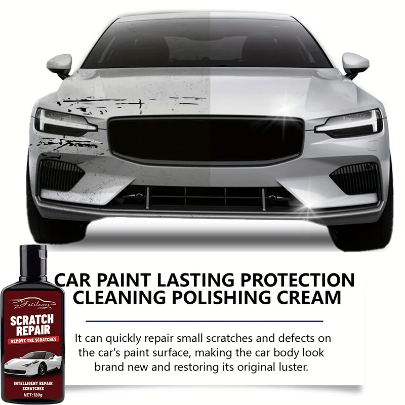 Scratch Repair Kit - Restores Shine in 5 Minutes, Removes Swirl Marks, Suitable for All Car Paint Colors on Cars, Motorcycles, a