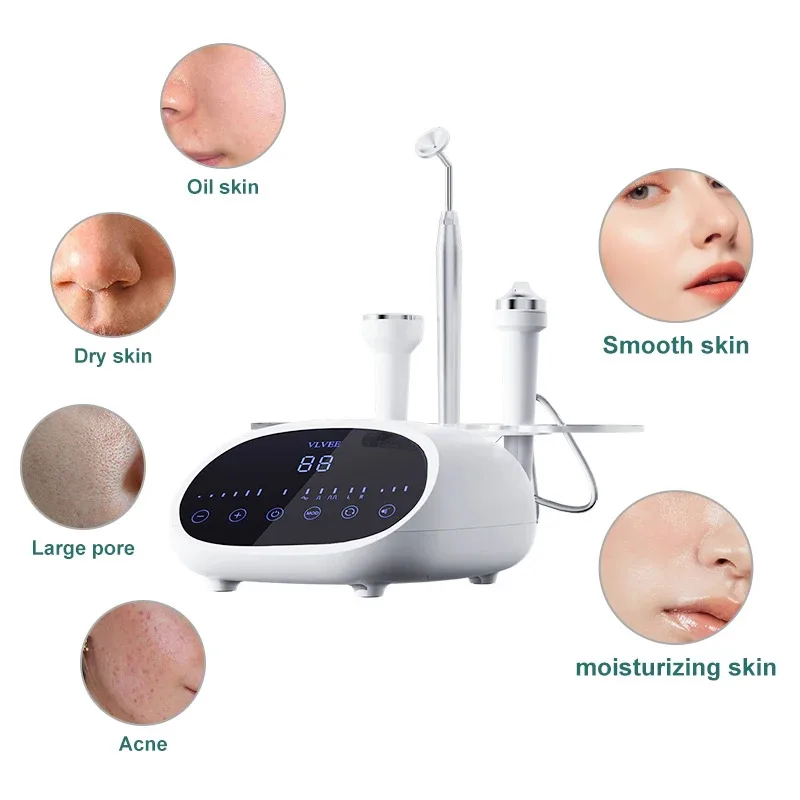 

VLVEE 3 In 1 Magic Oxygen Bubble Machine Gentle Deep Facial Cleansing Skin Whitening Rejuvenation Skin Management Beauty Salon