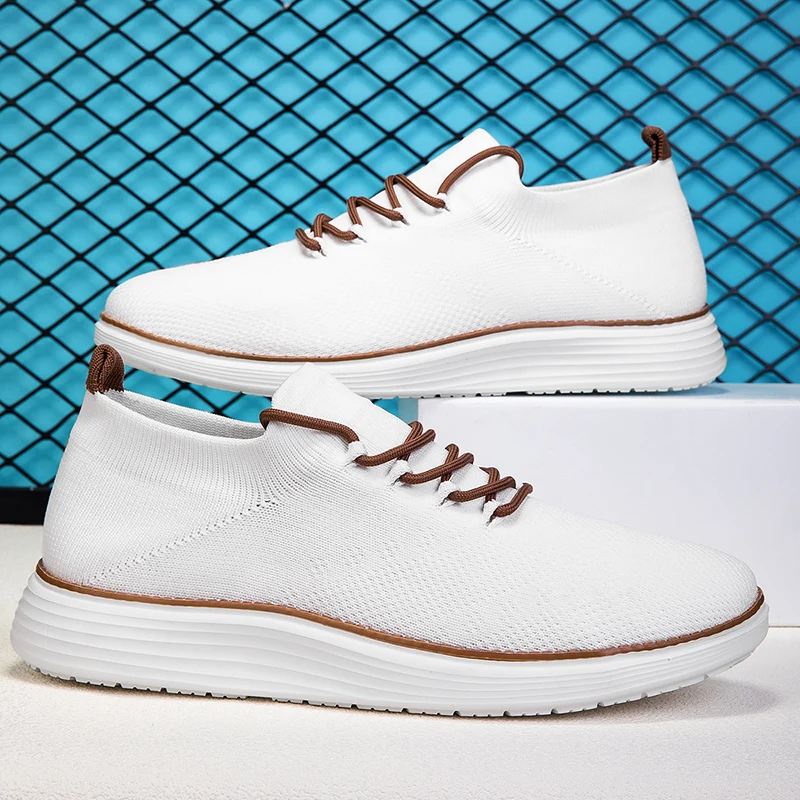 2025 Mens Golf Shoes Lightweight Sneakers Driving Casual Shoes Anti-slip Mesh Walking Running Sneakers Anti-slip Flat Shoes