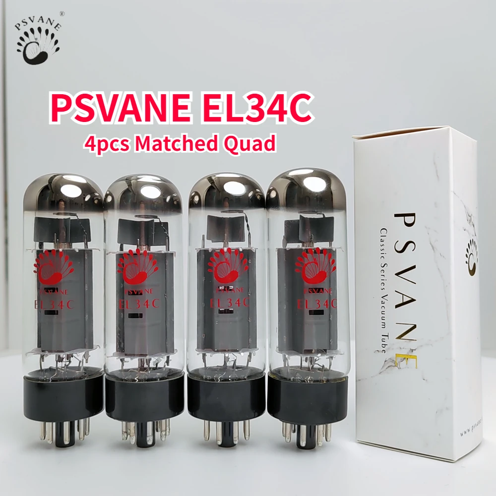 Вакуумная трубка PSVANE EL34C заменяет EL34 EL34B 5881 6L6 6L6GC 6CA7 6P3P KT77 HIFI звуковые трубки электронная трубка усилитель комплект сделай сам