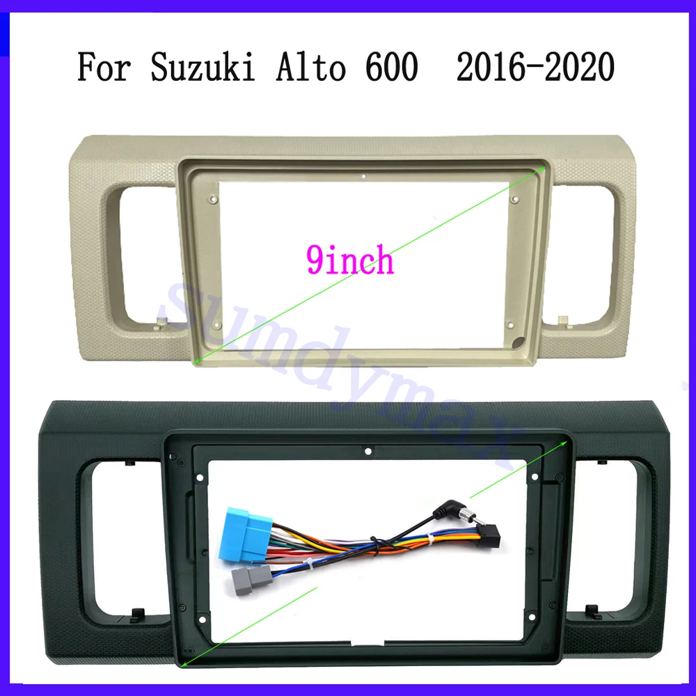 

9" big screen android Car audio Stereo frame For SUZUKI Alto 2016-2020 car Radio Fascias Panel Frame Fit 1DIN In Dash headunit