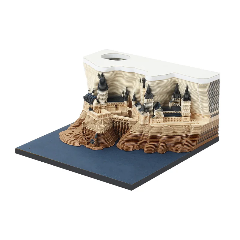 Customized creative gifts for 3D sticky notes, film periphery 2026 paper engraving calendar
