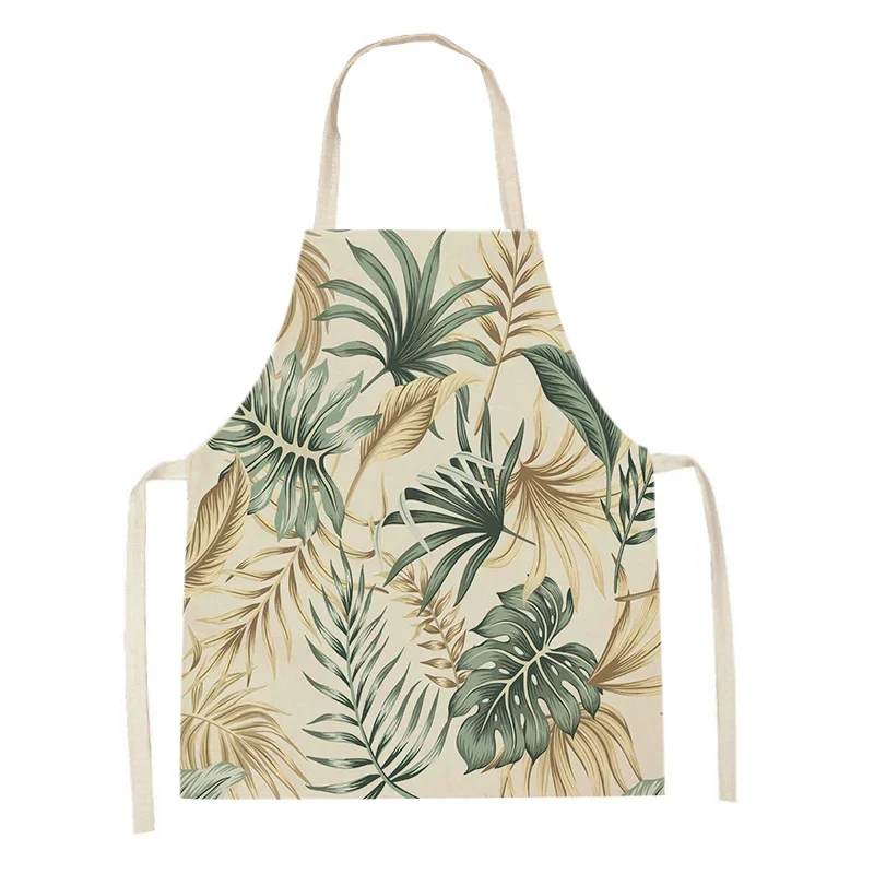 

Кухонные фартуки с рисунком листьев тропического дерева, кухонный фартук для приготовления пищи, кухонный фартук с принтом животного, слона и жирафа, фартуки для выпечки