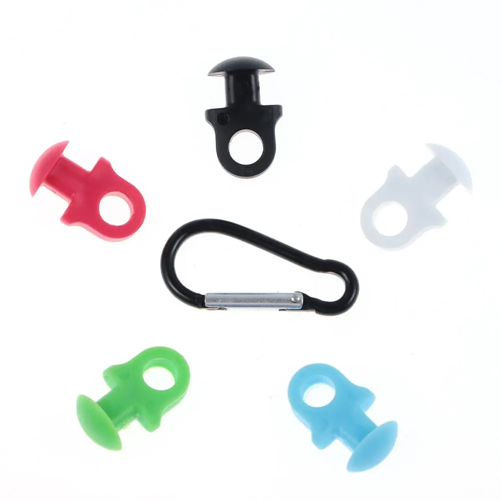 Plastic Tassen Haken Accessoires Sleutelhanger Knoop Stranddraagtassen Houder Organizer Multifunctionele Connector Handtassen Clips