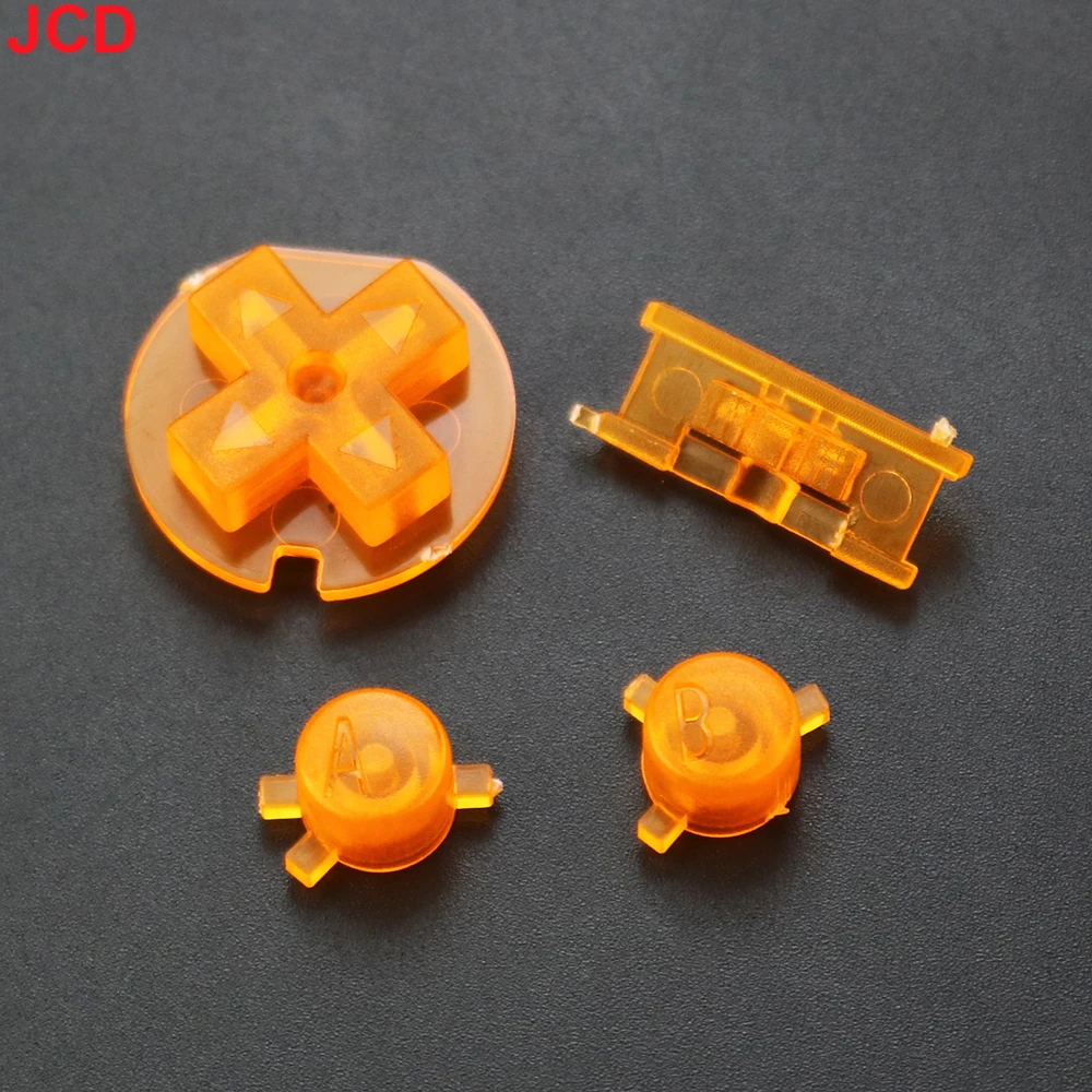 JCD 1 Set Geeignet für Game Boy Color Tastengehäuse für GBC Farbtasten GBC Spiel Ersatz-Tasten-Kit DIY Farbe
