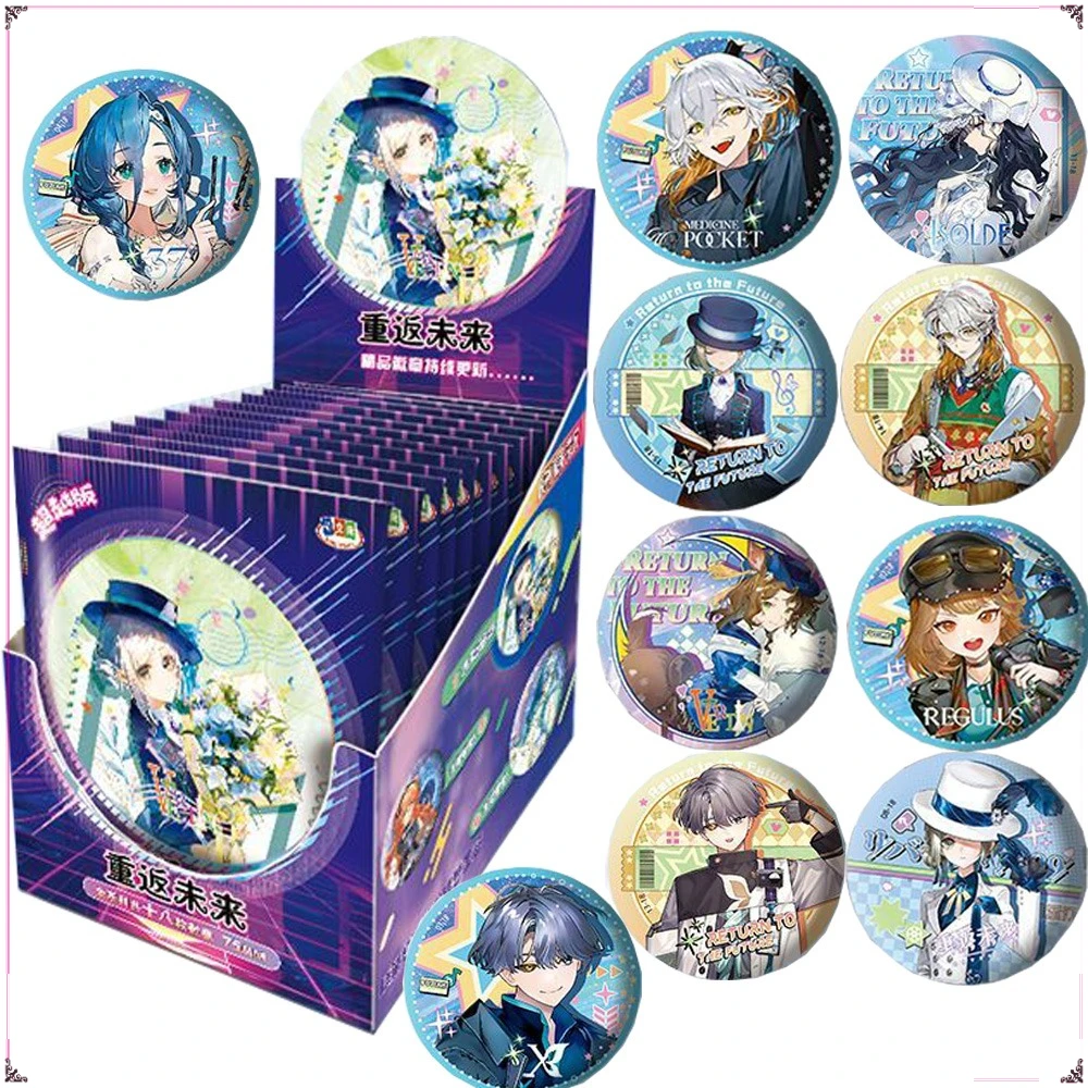 

Round Brooches for Schoolbag Accessories Creative Cartoon Movies Peripheral Characters Collection Badge Exquisite Gifts for Kids