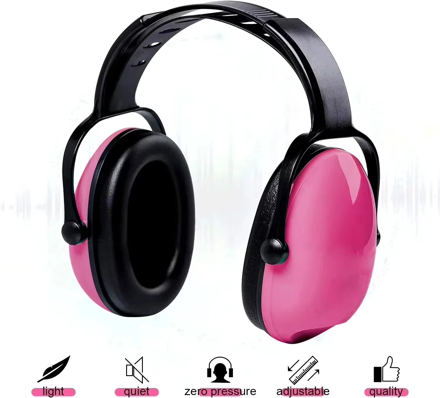 K50 Noise Reduction Earmuffs 3-15 Years Old Child Hearing Protection Safety Earmuffs Noise Reduction Ear Protector