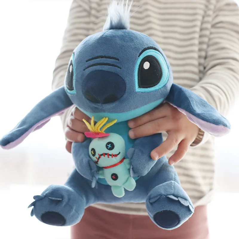 

20 см Disney Лило и Стич, плюшевые мягкие игрушки для детей, девочек, кавайные мягкие куклы, милый декор для комнаты, подарок на день рождения