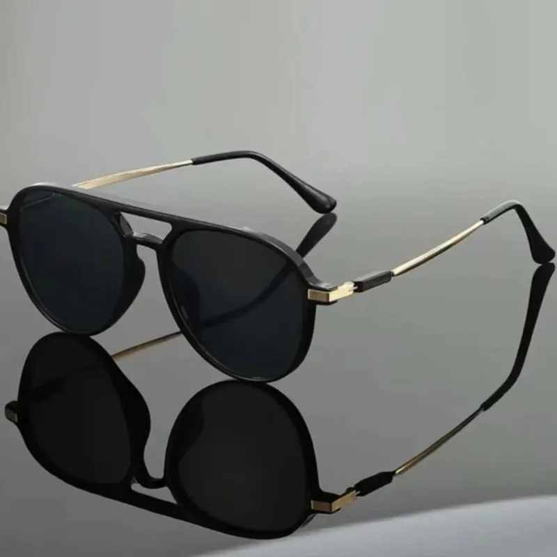 Vintage Pilot Sunglasses Women Men New Fashion Leopard Luxury Gradient Sun Glasses Ladies Trendy Sexy Shades