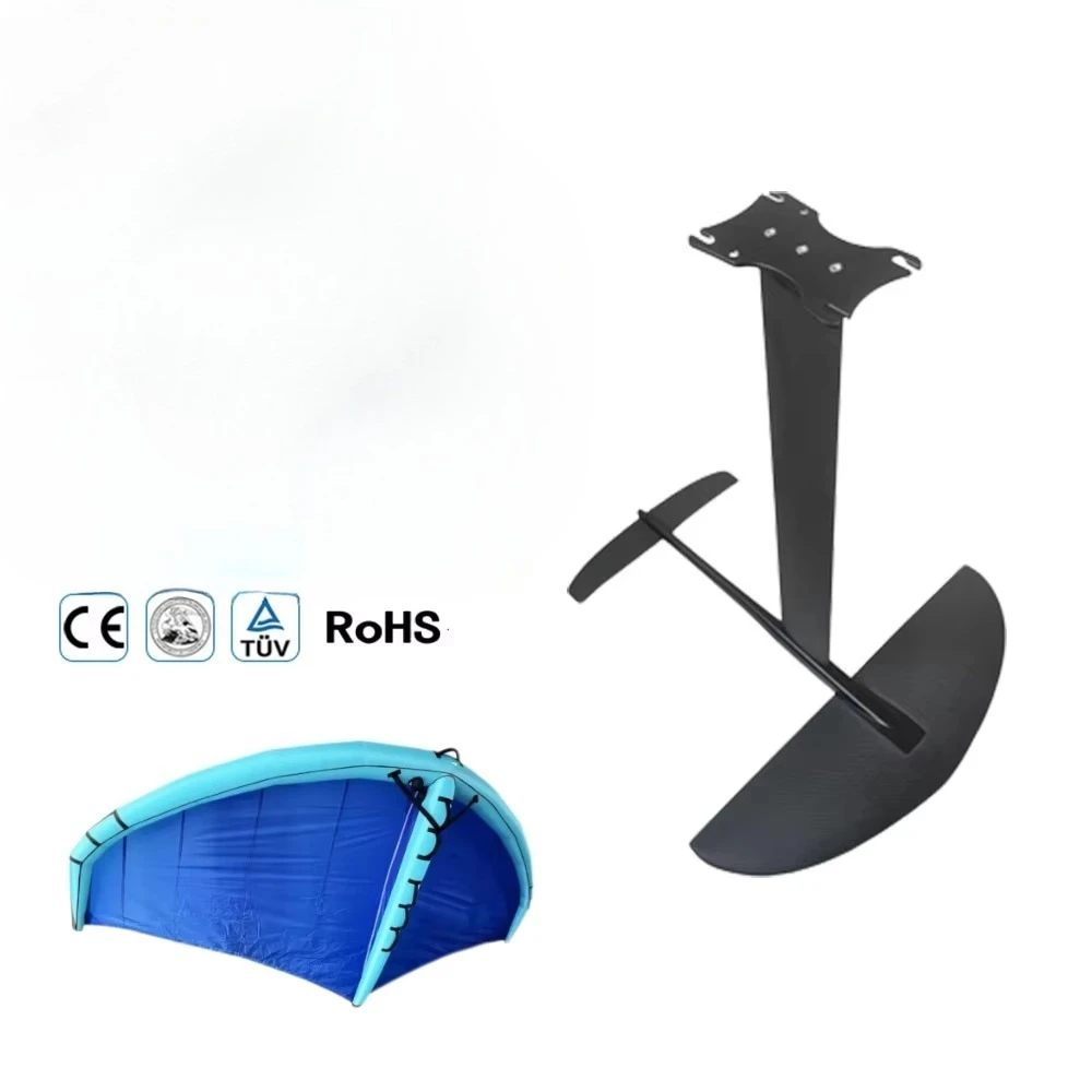 #￥OEM Customizable GY03 Model Carbon Fiber Hydrofoil Surfboard 1153sqcm Beginner Water Wing Foil Waterplay SurfingTool Accessory