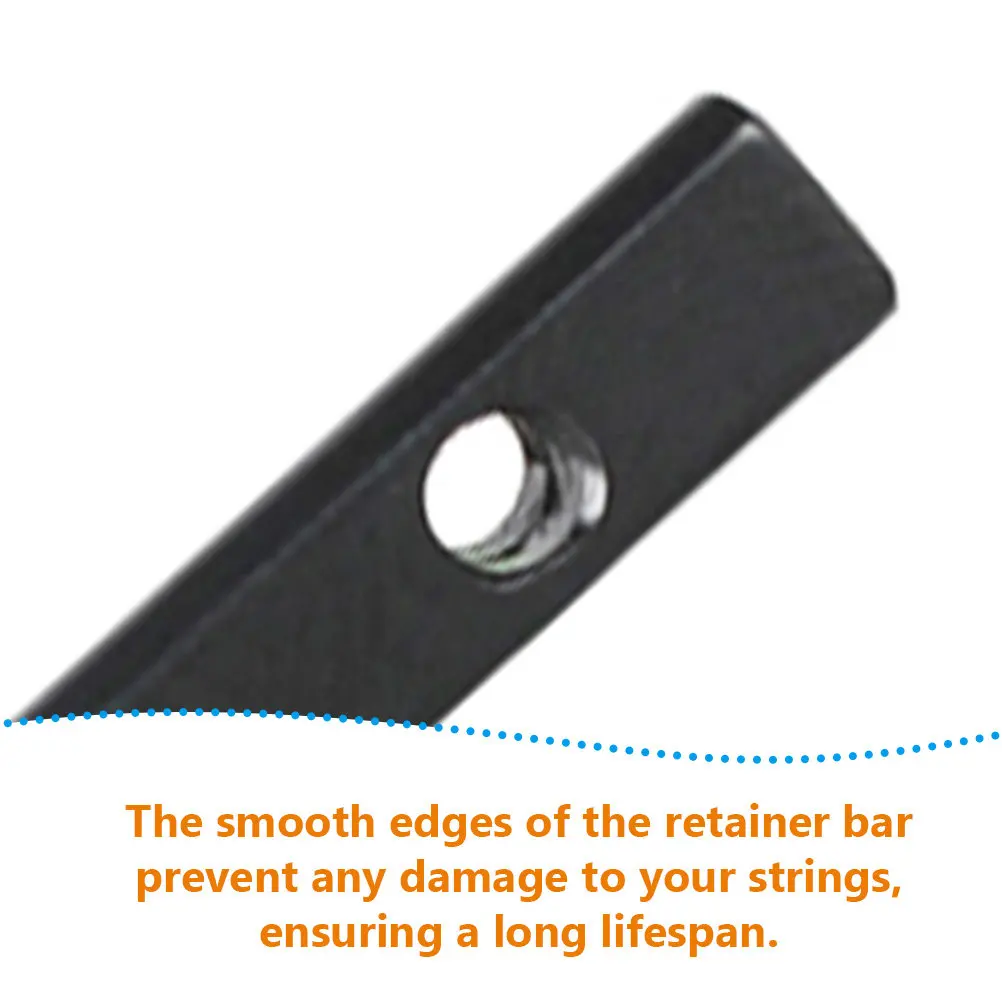 Electric Guitar String Retainer Bar Metal String Stabilizer Pressing Device Guitar Accessories Screws Included
