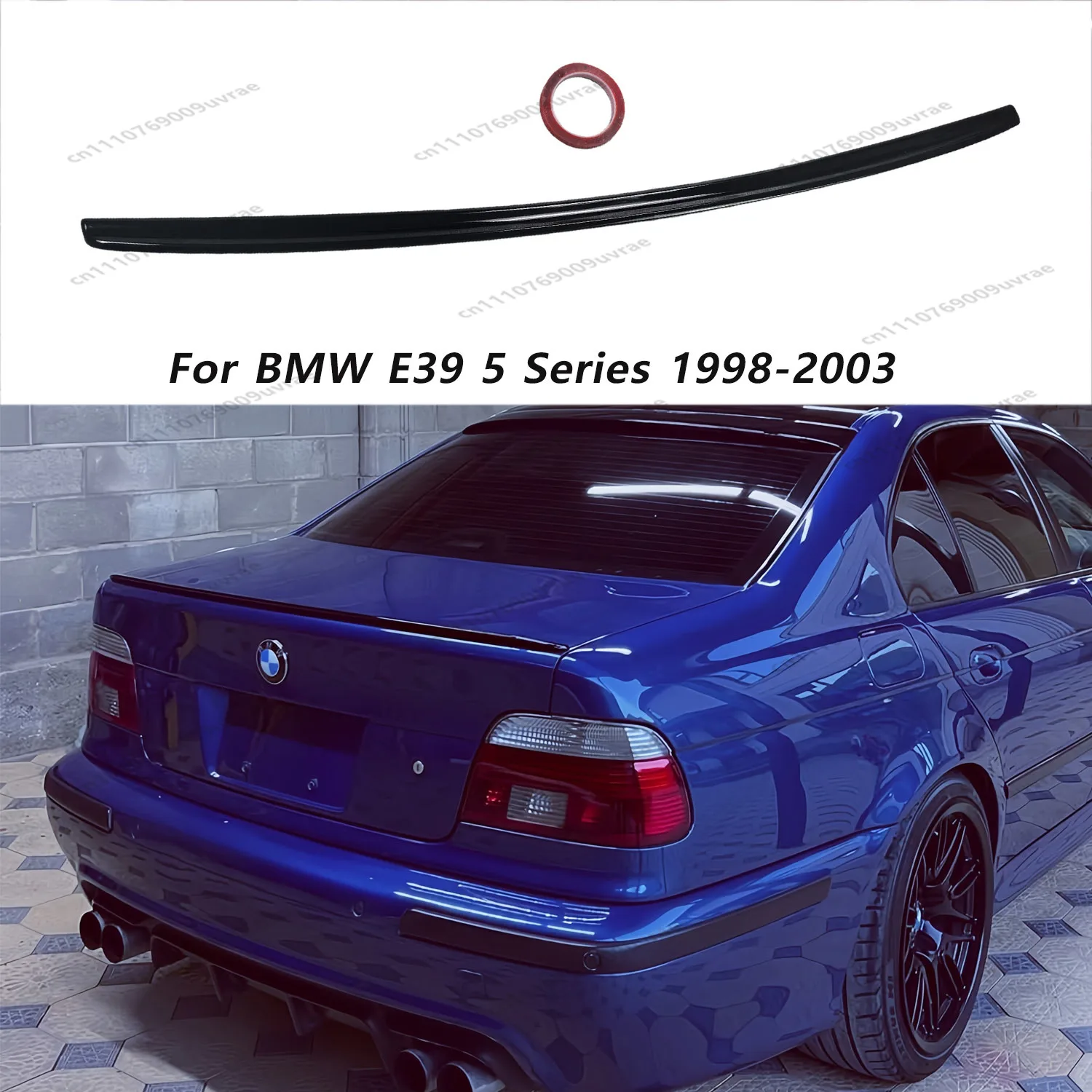 

For BMW E39 M5 OEM Style Rear Trunk Spoiler Wing 5 Series 523i 528i 530i 530d 535i 540i 1997-2003 Rear Tail Wing Bodykits Tuning