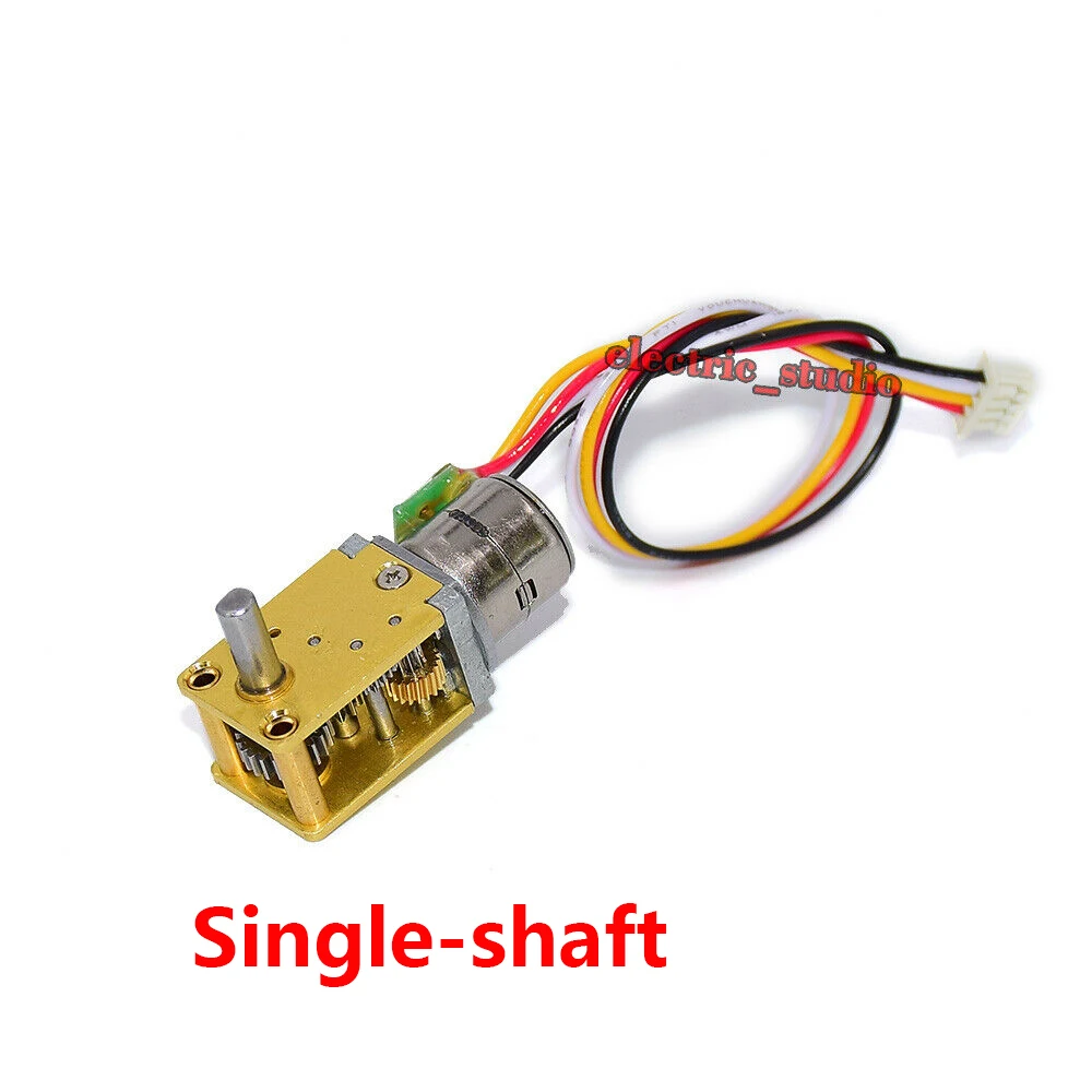 DC5V Mini 10mm All Metal Precision Stepper Gear Motor Horizontal Right Angle Output Shaft Stepping Motor DIY Intelligent Robot