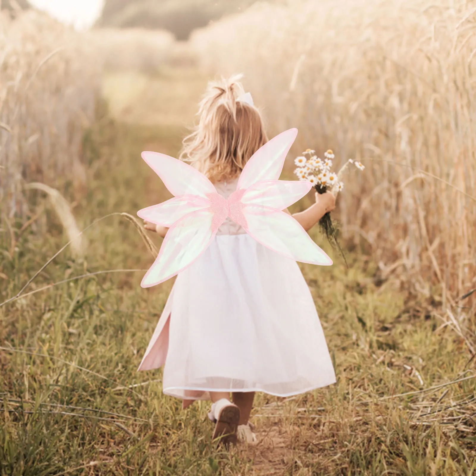 

Elf Wing Props Decorative Fairy Party Wings and Wand Cosplay Kids for Plastic Girl Child Children