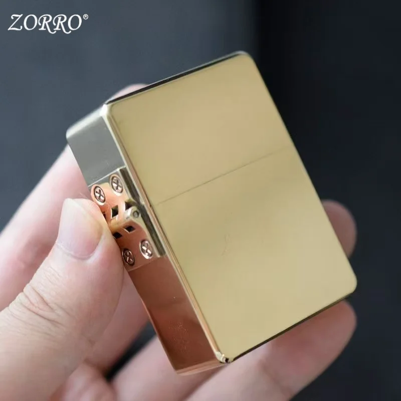 

2026 ZORRO 915 915s Brass Heavy Armor Kerosen Lighter with Multiple Carving Patterns, Gift for Men, Collection Lighters Smoking