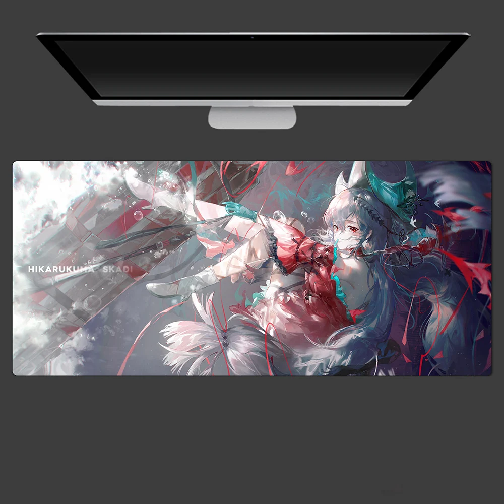 

Arknights Deep Sea Hunter Skadianime Second Element Hd Printed Gaming Mouse Pad Rubber Desk Mat for Keyboard and Pc Accessories