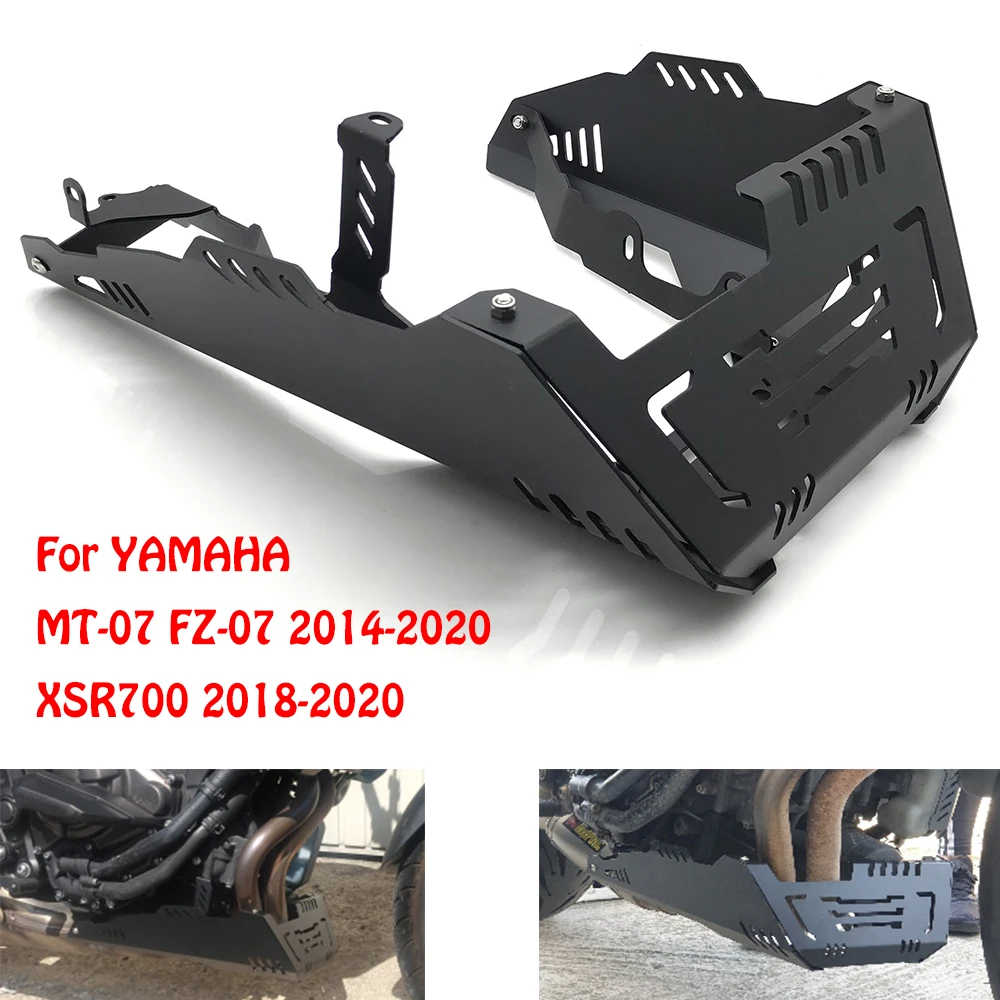 

MT-07 MT07 Motorcycle Skid Plate Engine Protector Guard Chassis Protection Cover For YAMAHA FZ07 FZ-07 2014-2020 XSR700 XSR 700