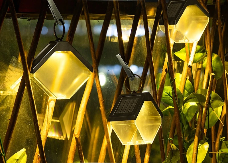 

Solar-powered Ice Brick Chandelier, Outdoor Decorative Villa Hanging Lamp, Garden Light-controlled Sensor Atmosphere Garden Lamp
