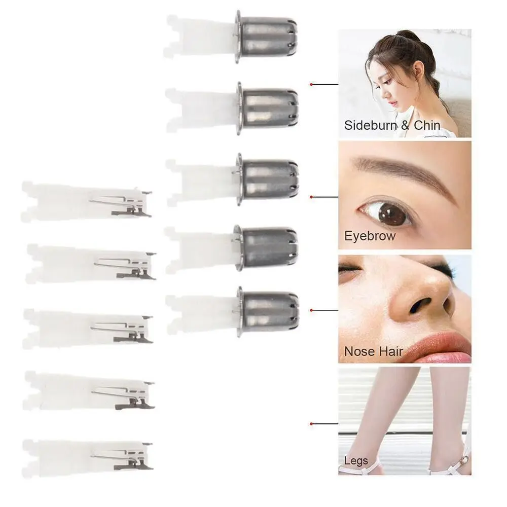 Replaceable Nose Hair Trimmer Blade Stainless steel Plastic Nose Hair Trimmer Accessories Electric Nose Hair Trimmer Head