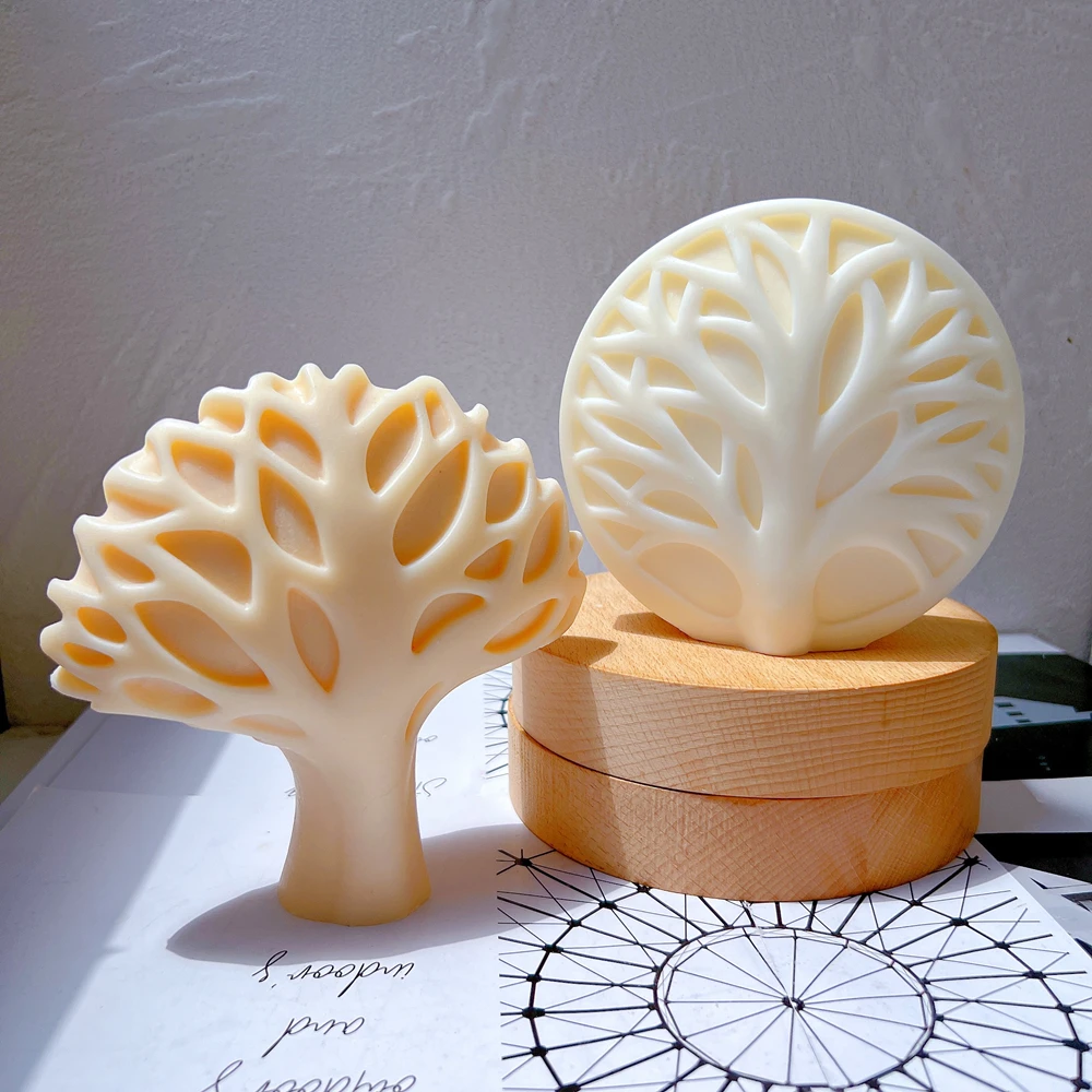 

Abstract Tree Candle Silicone Mold Home Decor Tree of Life Candle Molds Soy Wax Wishing Tree Wedding Decor Gift Idea