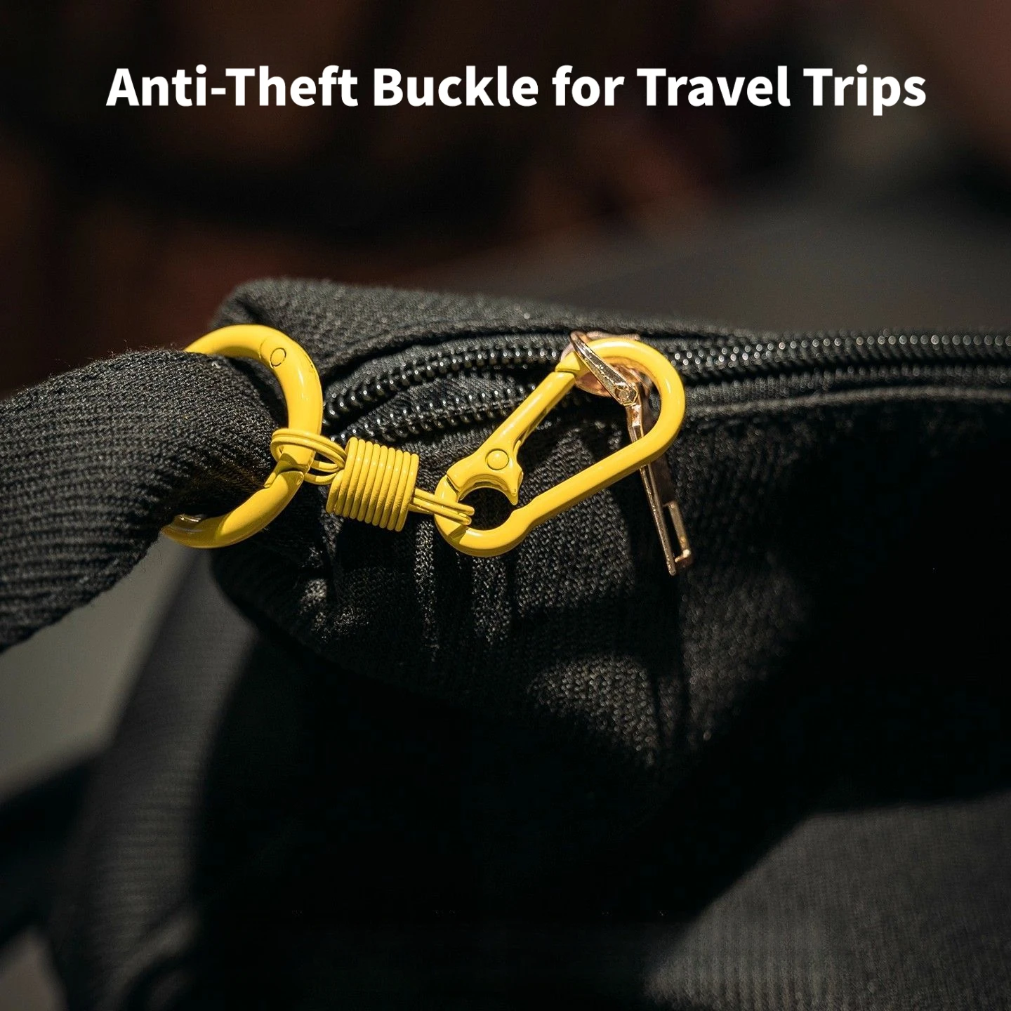 4Pcs Random Colors, Anti-theft Zipper Pull, Backpack Anti-opening Safety Buckle, Travel Luggage Anti-theft Lock