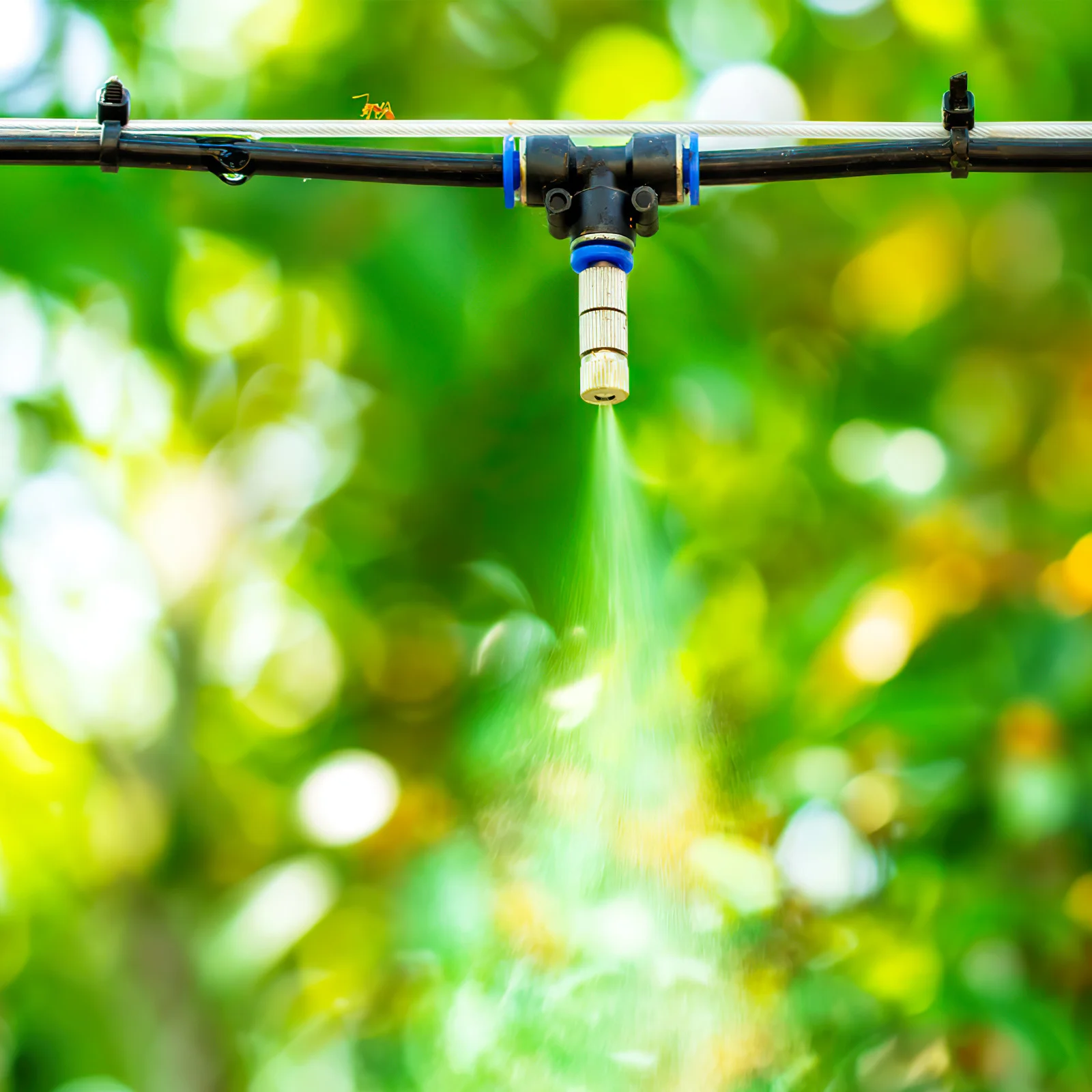 

10Pcs Copper Misting Nozzle Durable Atomizing Spray Nozzles Outdoor Cooling Garden Hose Irrigation Mister Nozzle