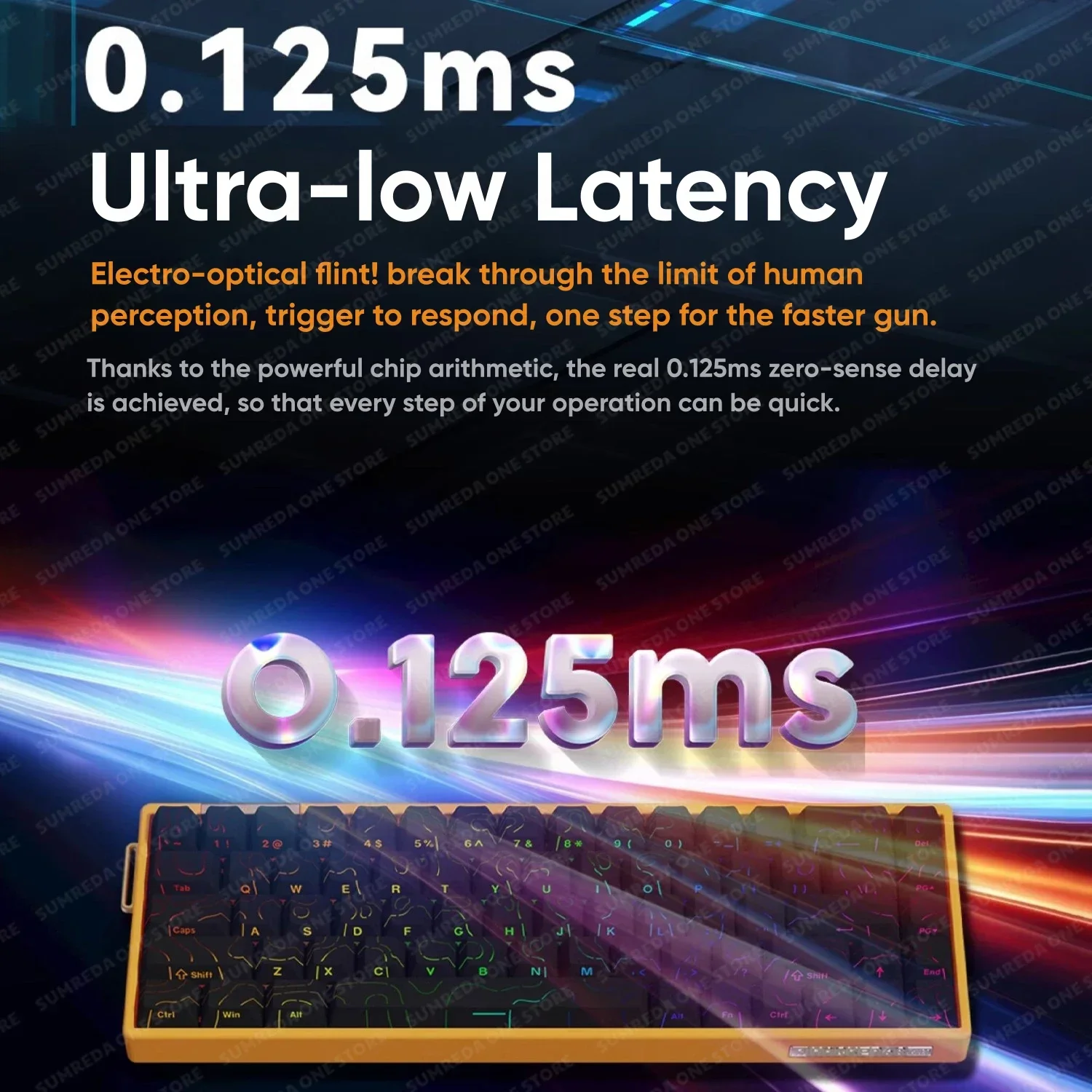 Hacker 68L 68M Wired Gaming Aluminum Magnetic Switch Keyboard RT 0.01mm 8K Polling Rate 64K Scan Rate 0.125ms Latency Keyboard