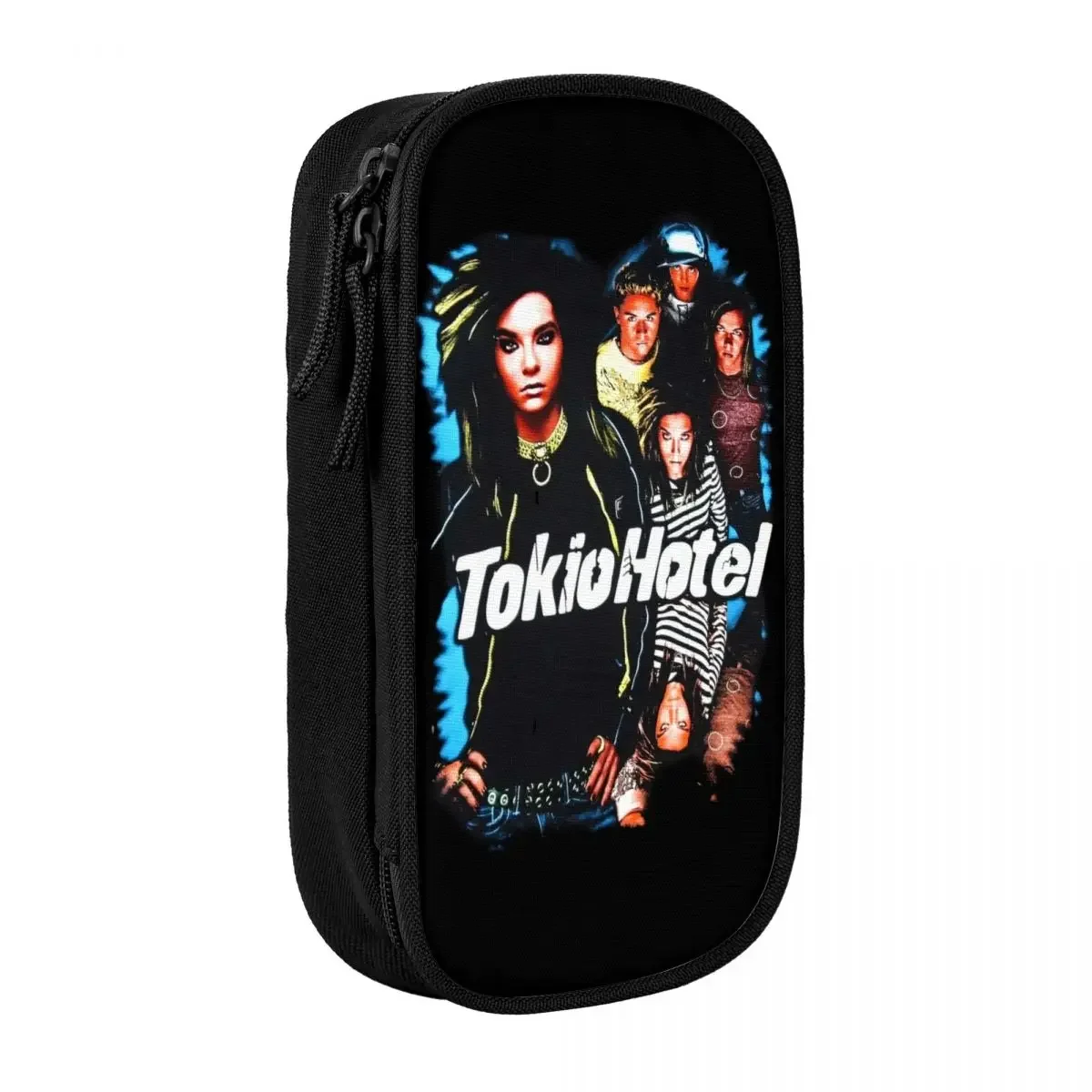 Customized Tokio Hotel German Rock Band Cute Pencil Case Boy Girl Large Capacity Pop Rock Pencil Pouch Student School