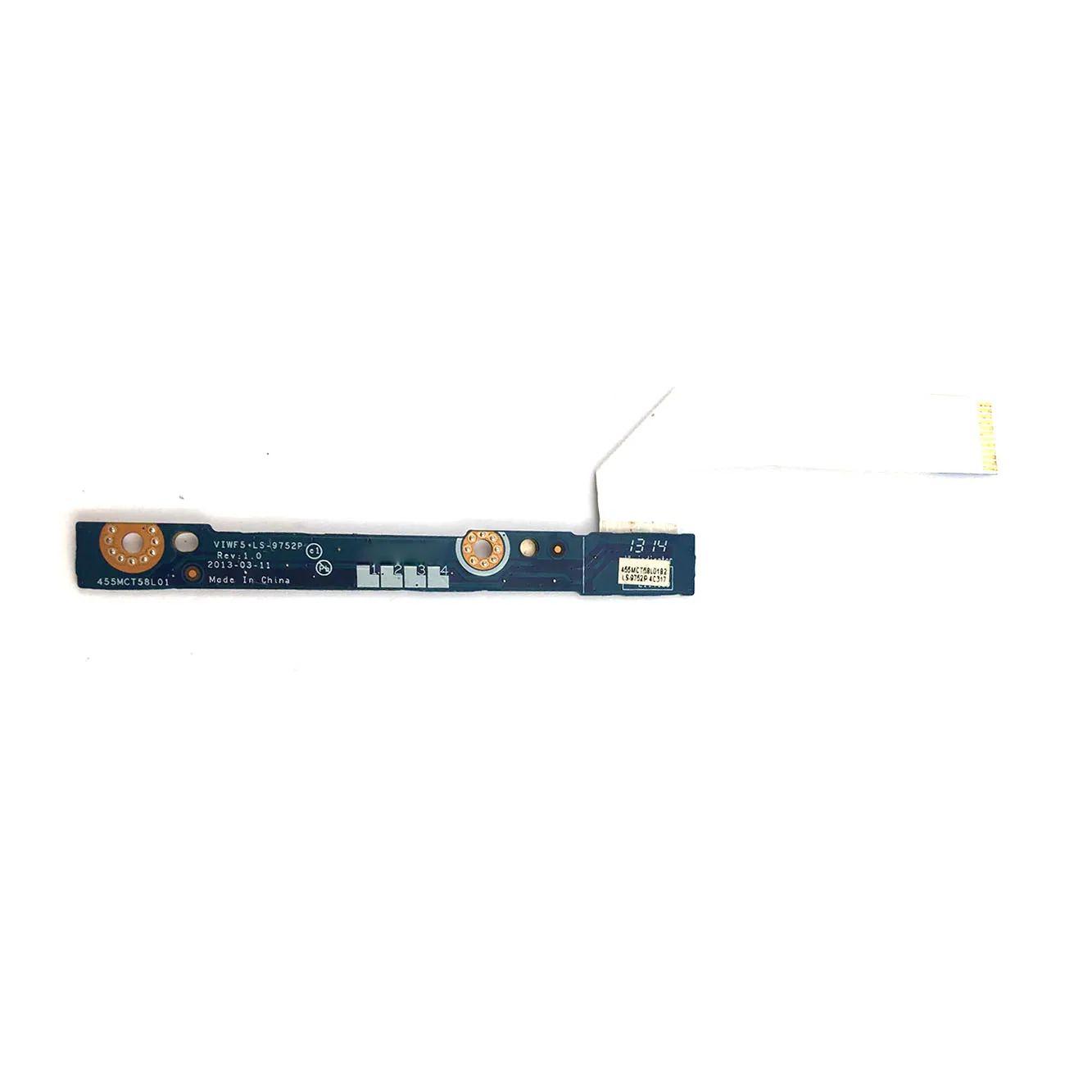 Laptop LED Light Board With Cable For Alienware M11X R1 LS-9752P