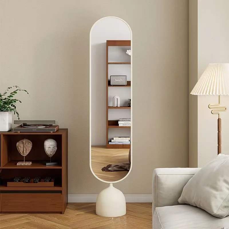 

Rotating home dressing fitting mirror full body mirror floor mirror living room bedroom convenient modern m