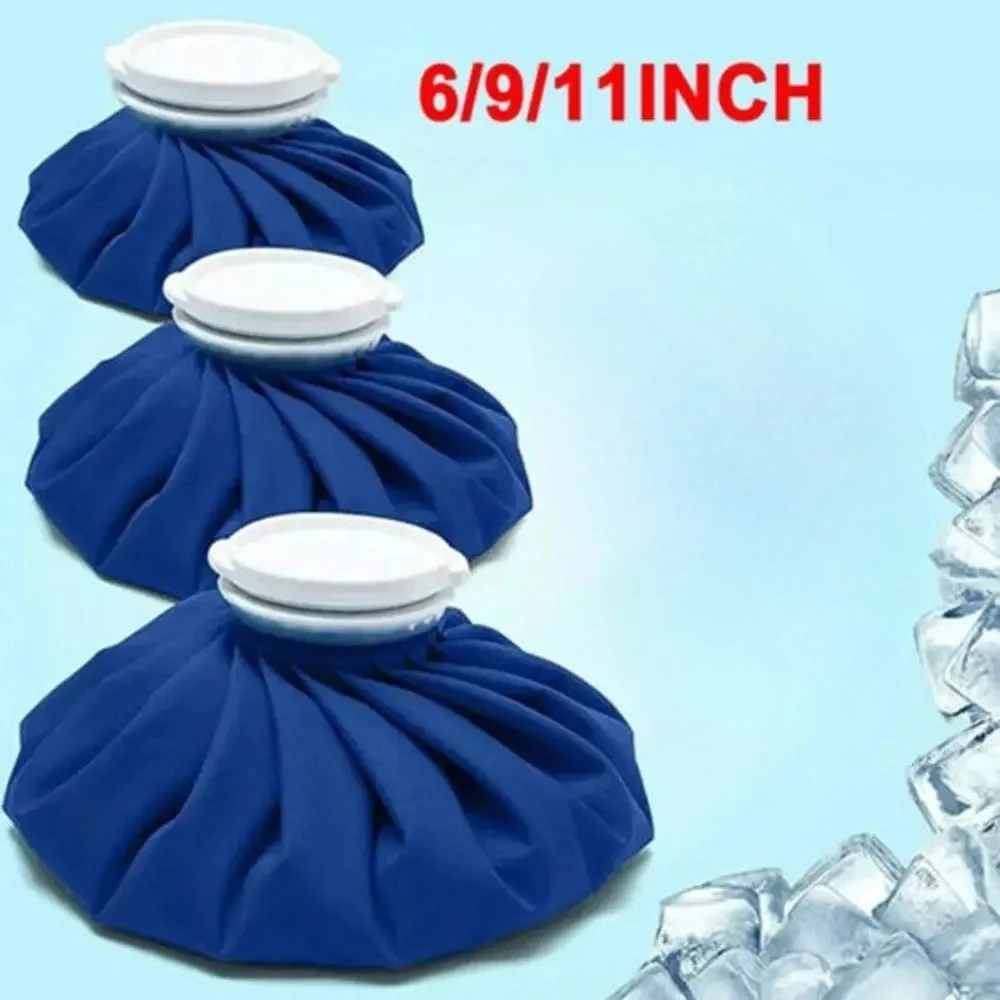Ice Cold Pack Reusable Ice Bags Hot Water Bag for Knee Leg Hot & Cold Use Multiple Size 6