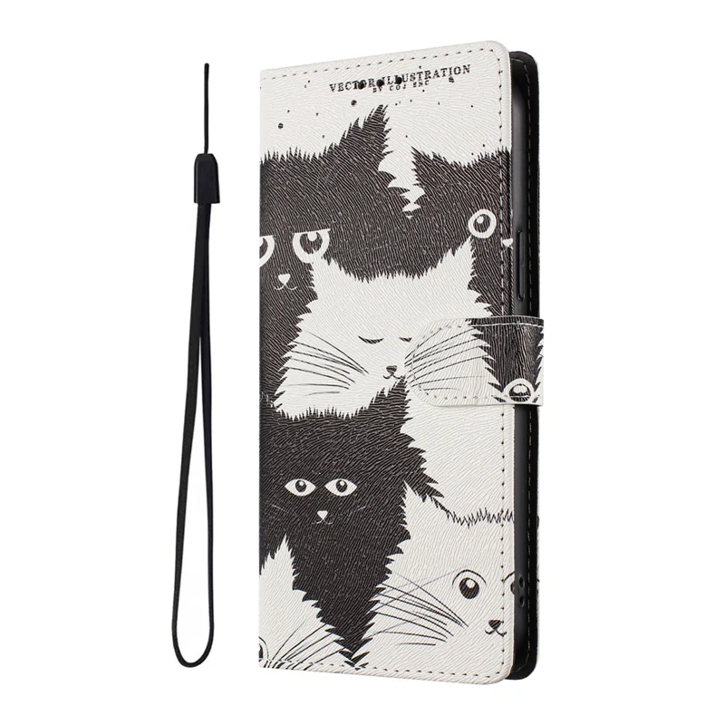 حافظة لهاتف موتورولا موتو جي ستايلس 5G باور بلاي 2025 2024 2023 2022 موتو جي 2026 حافظة كارتون كات #3