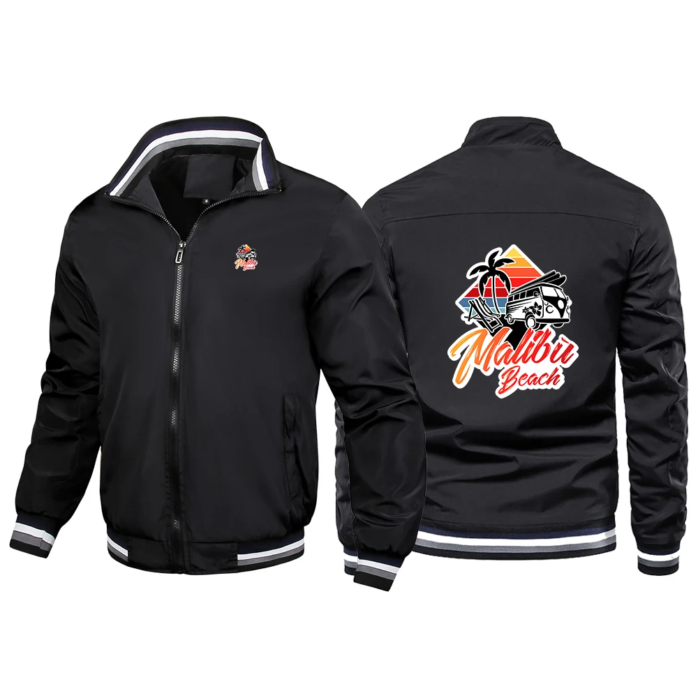 

Malibu пляжная стираная новая мужская повседневная куртка с воротником с лацканами на осень и зиму, модная универсальная верхняя одежда, пальто, толстовки