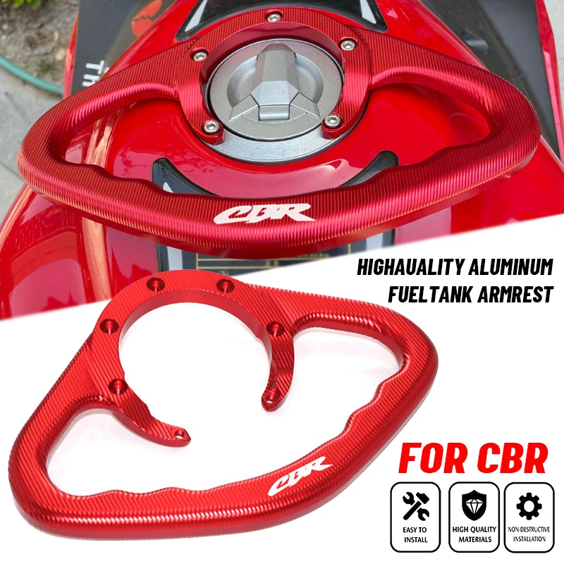 cbr-600rr、600f、f4、f4i、919、954、929、900rr、1000rr用。オートバイ用タンクグリップ、ハンドル、アームレスト。
